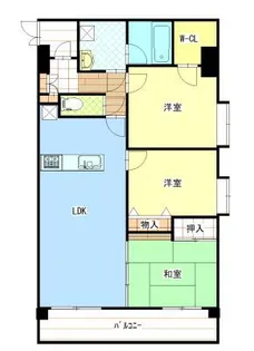 パテラスクエア小山【2階】の間取り