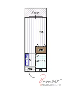 ネオコーポイケダヤ1号館【4階】の間取り