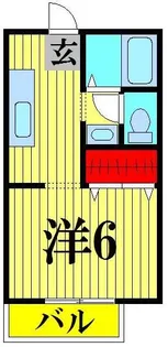 エスポワール宇原【1階】の間取り