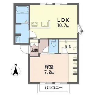 フレグランスふぁみーゆ【2階】の間取り