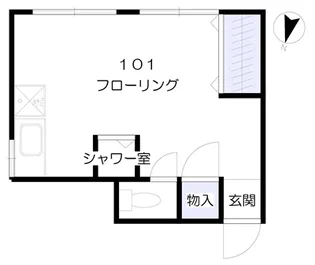 強瀬ハイム【1階】の間取り