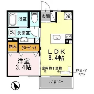 シルフハイムA【2階】の間取り