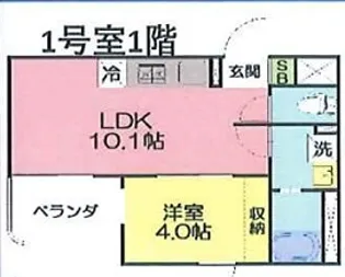Sette Luce【1階】の間取り