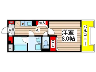 パ-ルコ-ト【4階】の間取り