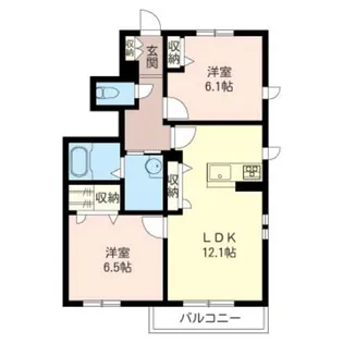 リビオンI・K【1階】の間取り