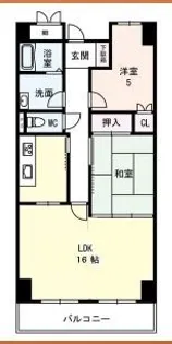 Dear Court 明の春【2階】の間取り