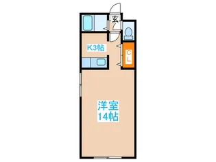メゾン山鼻【4階】の間取り