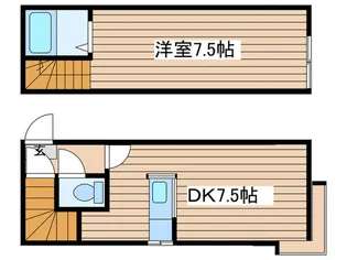 ツインハウスB棟の間取り