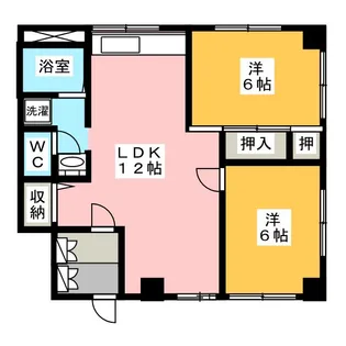 キャッスルグロー西川口【1階】の間取り