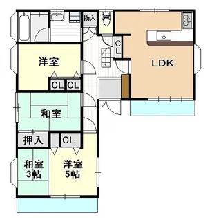 デュオテラス嵐山【2階】の間取り