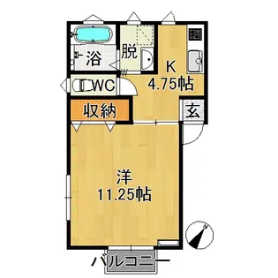 アフェクション【2階】の間取り