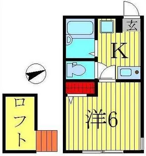 カレッジコート【2階】の間取り