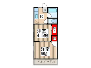 杉浦荘【2階】の間取り
