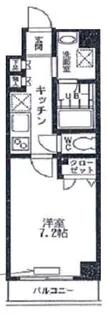 メゾンベール【4階】の間取り