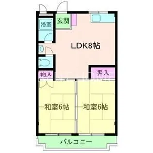 コンフォート青山【2階】の間取り