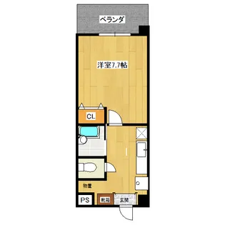 カンセイホーム名護II【4階】の間取り