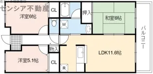 グランドソーワ今福鶴見【6階】の間取り
