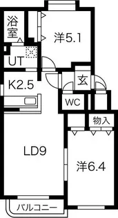 OBRI NANGO【3階】の間取り