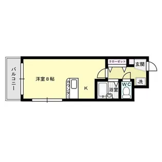 マジェスティ平和【3階】の間取り