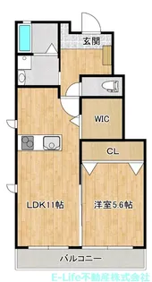 メルヴェーユ・K【1階】の間取り