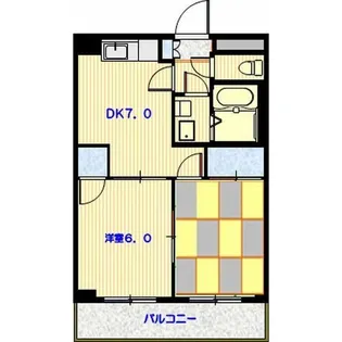 グランドパレス高見【3階】の間取り