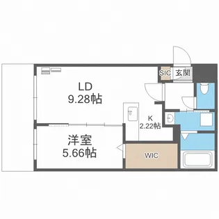 effect北15条【5階】の間取り