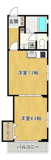 メルシー洗足WEST【2階】の間取り