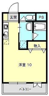 クレスト寿町【2階】の間取り