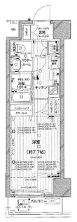パレステュディオ渋谷本町【9階】の間取り