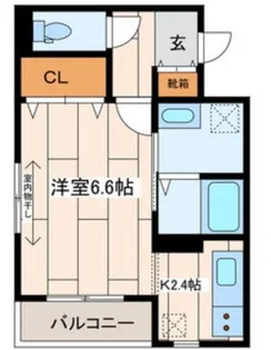 シャルムコート【2階】の間取り