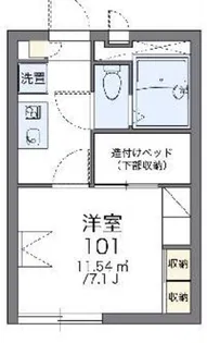 レオパレスフォレストIIA【2階】の間取り