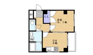 クレセント南千住II【3階】の間取り