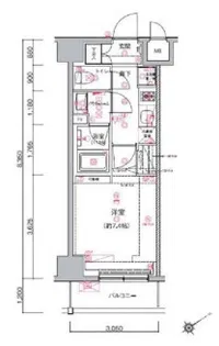 アルテシモシェルト【10階】の間取り