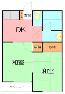 アレスタ湘南【2階】の間取り