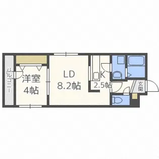 ディアコートひばりが丘【1階】の間取り