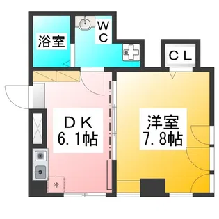Sunrise Hoya【3階】の間取り