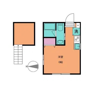 AXIS SUGITA【2階】の間取り