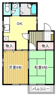 コートレジーナA【2階】の間取り