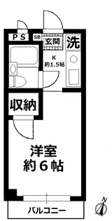 トモエレジデンス北野【2階】の間取り
