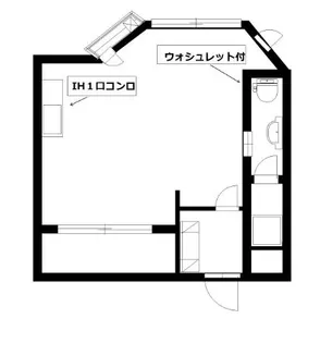 中銀高輪マンション【13階】の間取り