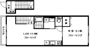 ヴィラ・ヴァン・ベール【2階】の間取り