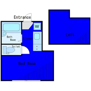 東京都大田区東馬込1【アパート】の間取り