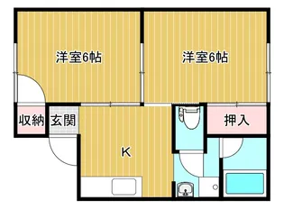 プレジール青山【1階】の間取り
