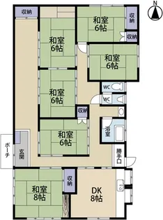 静岡県富士宮市杉田【一戸建】の間取り