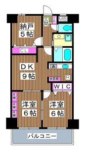 ライオンズマンション板橋【4階】の間取り