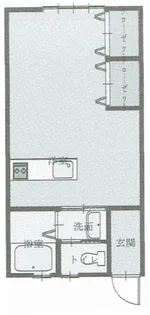 コーポA&O【1階】の間取り