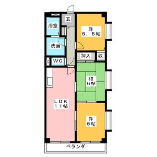 メゾンMA【2階】の間取り