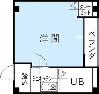 第2西田辺ハイツ【3階】の間取り