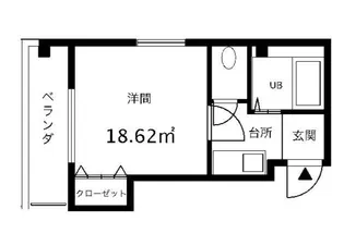クレッシェンド昭和【5階】の間取り