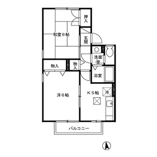 コートグレイス【1階】の間取り